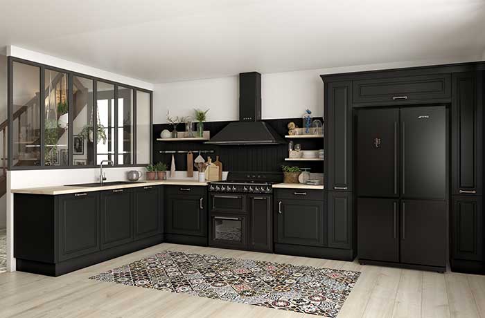 cuisine noire tendance